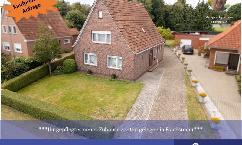 ***Ihr Gebot bitte!  - Sehr gepflegt, großer Garten, ruhig und dennoch zentral gelegen in Flachsmeer***