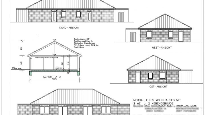 ***Charmante Neubau-Bungalow-Hälfte in Rhauderfehn/Backemoor***