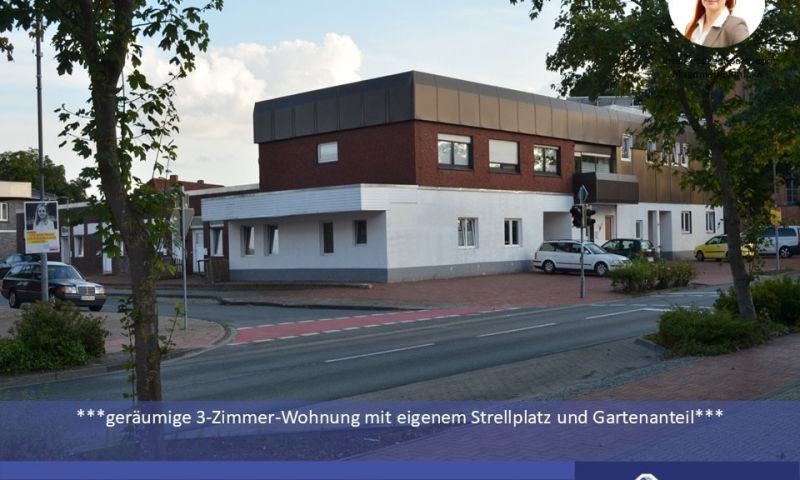 ***Geräumige 3-Zimmer-Wohnung mit eigener Auffahrt und Stellplatz sowie Garten - ideal für die kleine Familie***