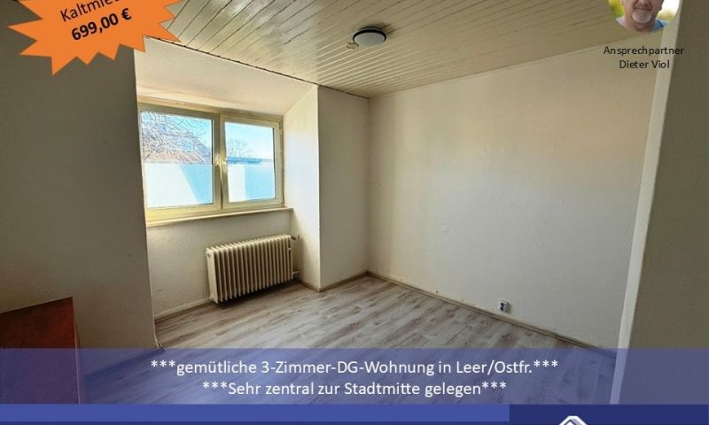 ***Gemütliche Wohnung in zentraler Lage von Leer/Ostfr.***