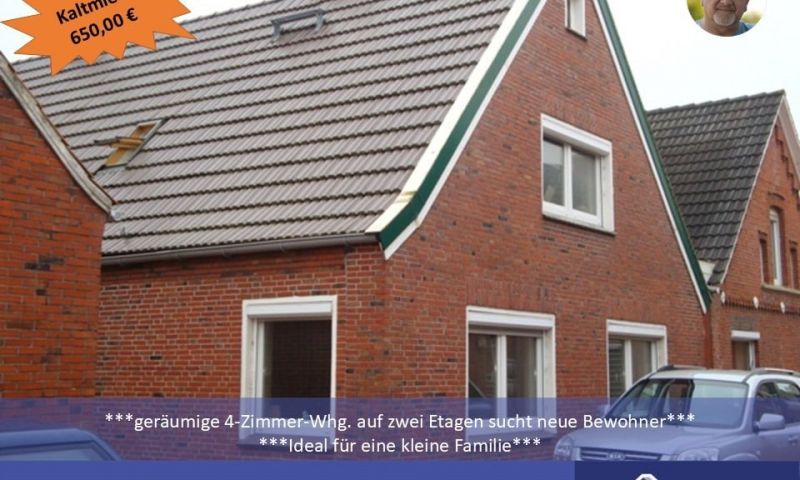 ***Geräumige 4 Zimmer-Wohung im Zentrum von Jemgum***