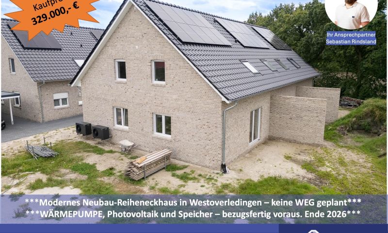 ***Modernes Neubau-Reiheneckhaus – energieeffizient und durchdacht***

bezugsfertig voraussichtlich ab Ende 2026